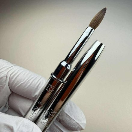 MANIQUEEN 6-OS KOLINSKY POLIGEL ÉS PORCELÁN ECSET